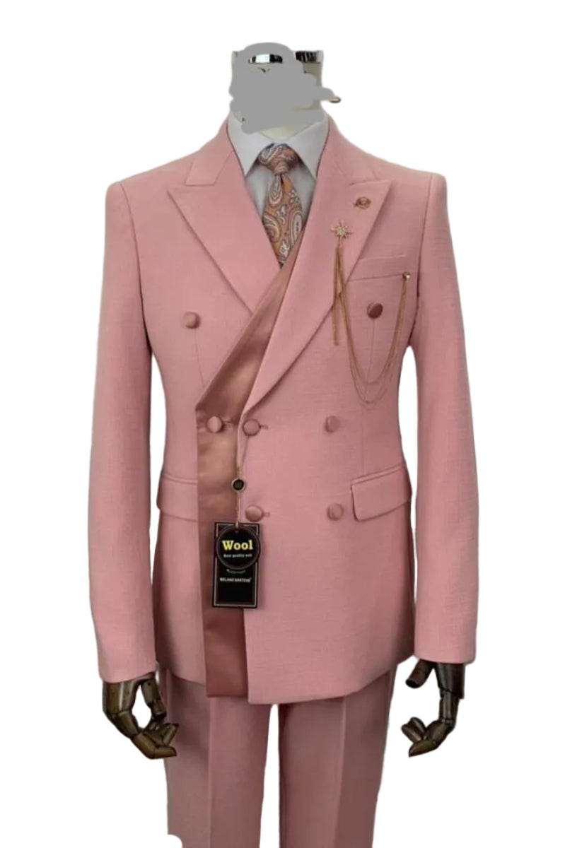 Quality And Duarable Professional Suit-Pink