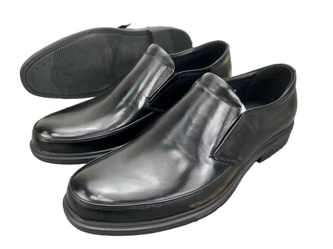 Durable And Quality Professional Leather Shoes-Black