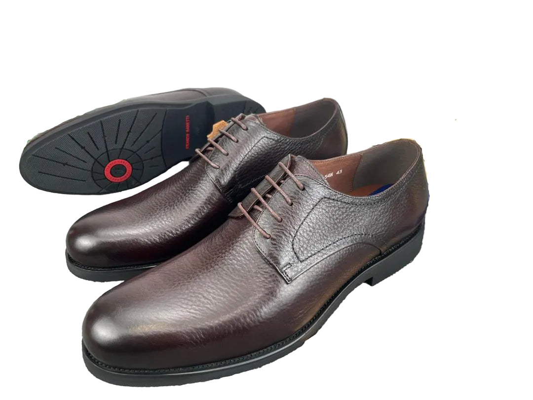Durable And Quality Professional Lace Up Leather Shoes-Coffee Brown
