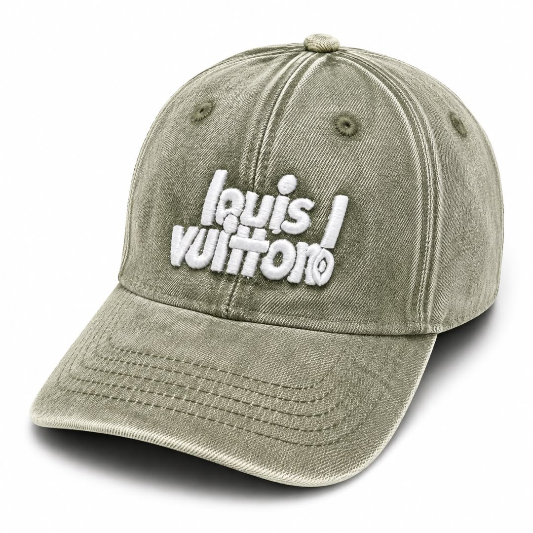 Classic Baseball Denim Cap - Armygreen