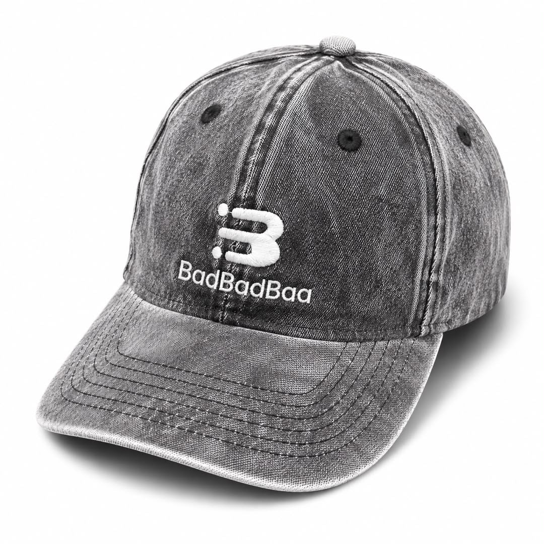 Classic Denim Jean Cap - Grey
