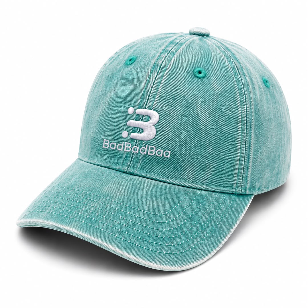Classic Baseball Denim Cap - Green