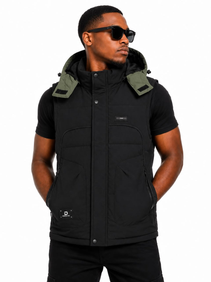 Cool Armless Jacket - Black