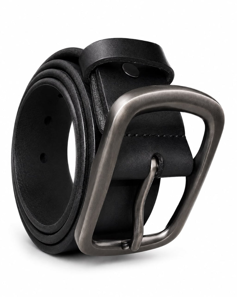Quality Leather Belt For Men - Black