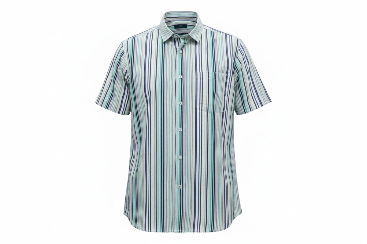 Durable And Quality  Short-Sleeved Cotton Shirt