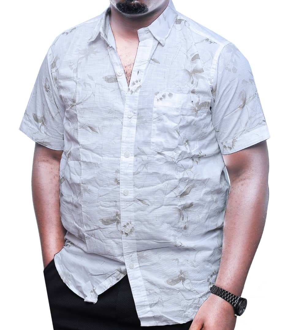 Durable Short-Sleeved Floral Shirt
