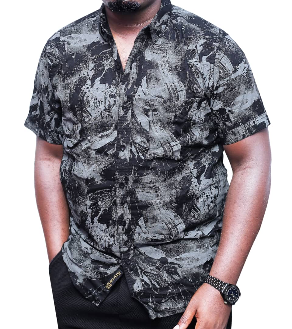 Classic And Durable Short-Sleeved Floral Shirt