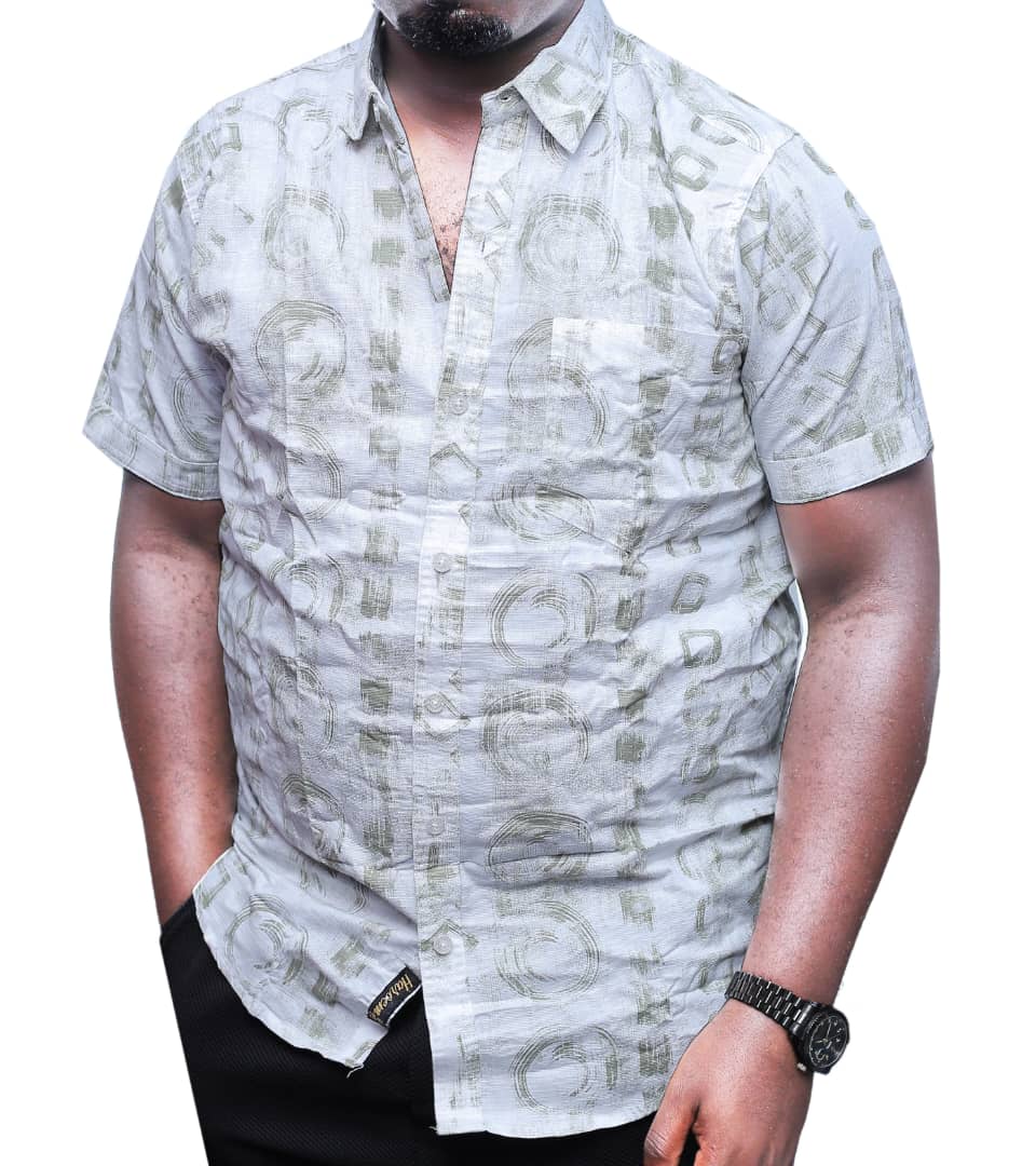 Premium Quality Short-Sleeved Floral Shirt