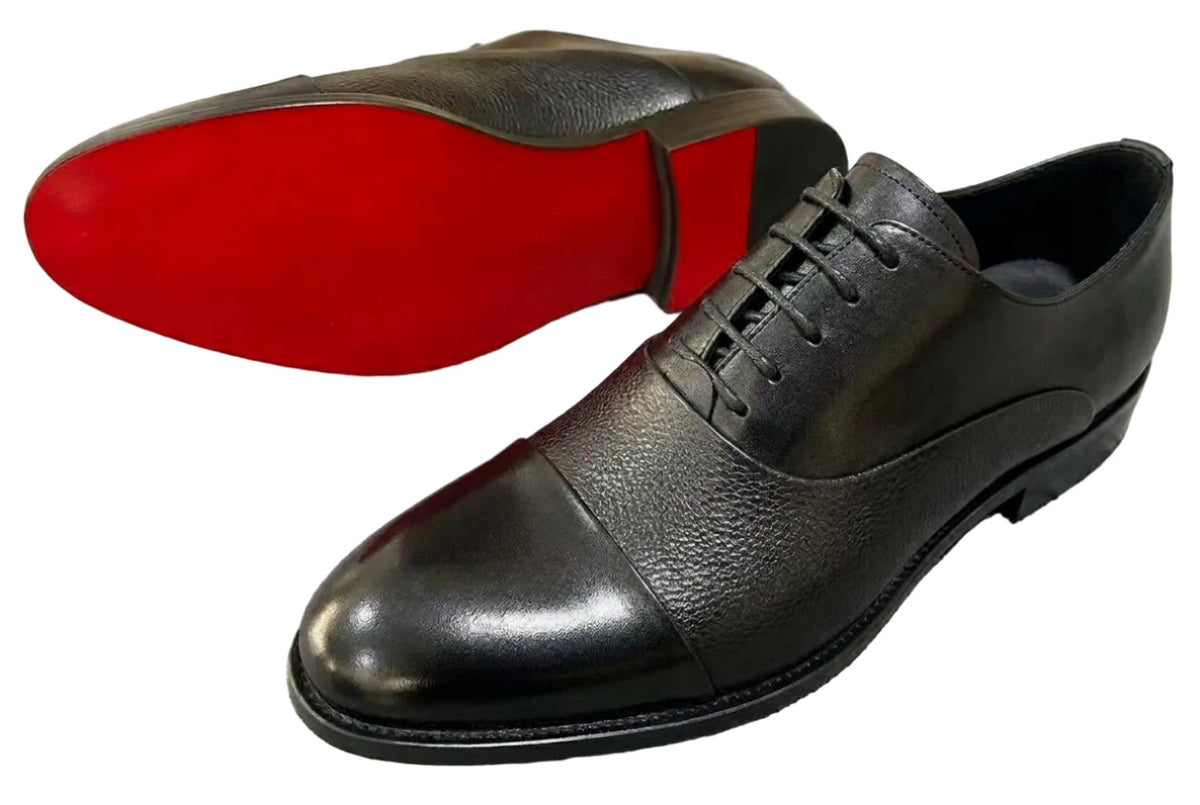Premium Quality Lace-Up Leather Shoes -Black