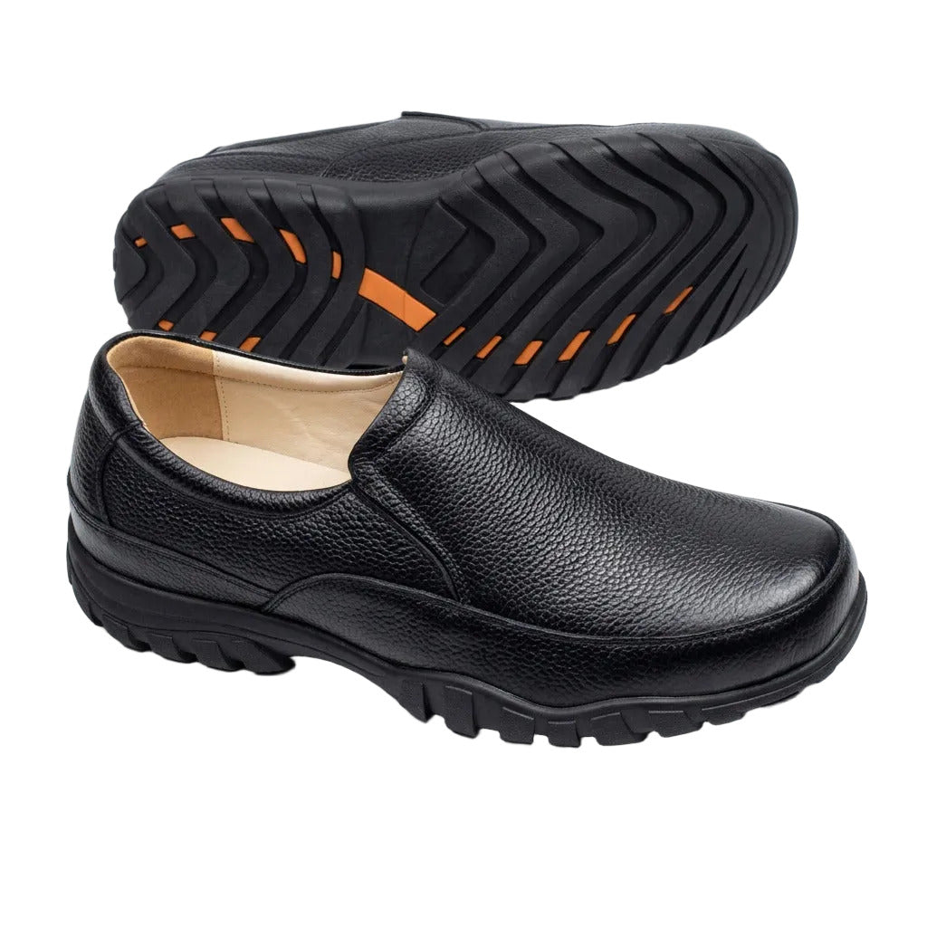 Superior Quality And Classic Leather Shoes -Black