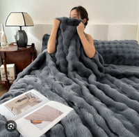 4 Piece Rabit Duvet - Grey