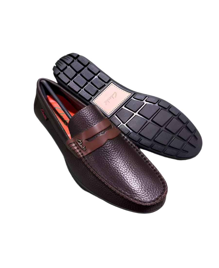 Men's Designer Classic Shoes-Coffee Brown