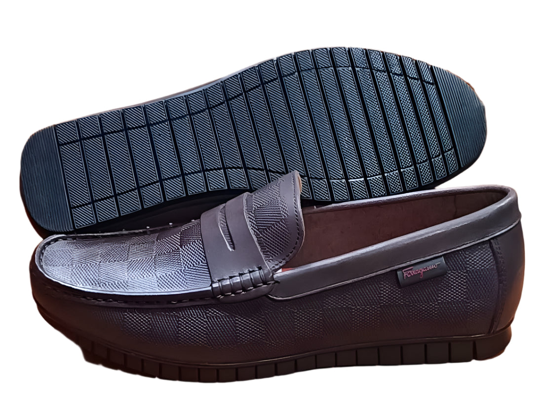 Men's Classic Designer Shoes-Coffee Brown