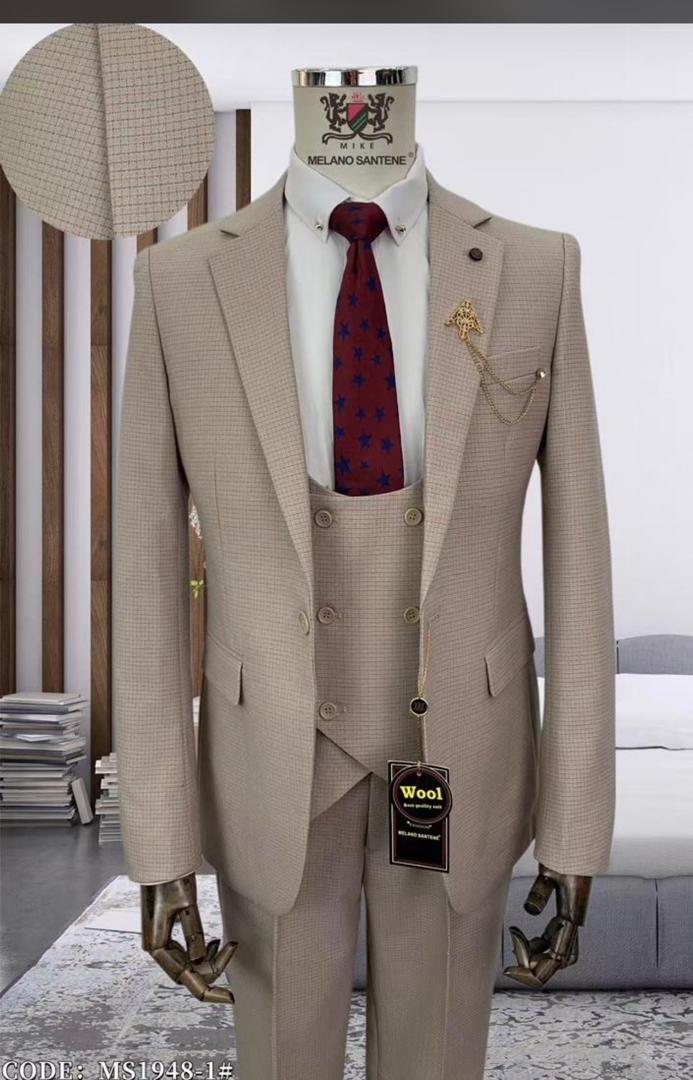 Premium Three Piece Slim Fit Suit