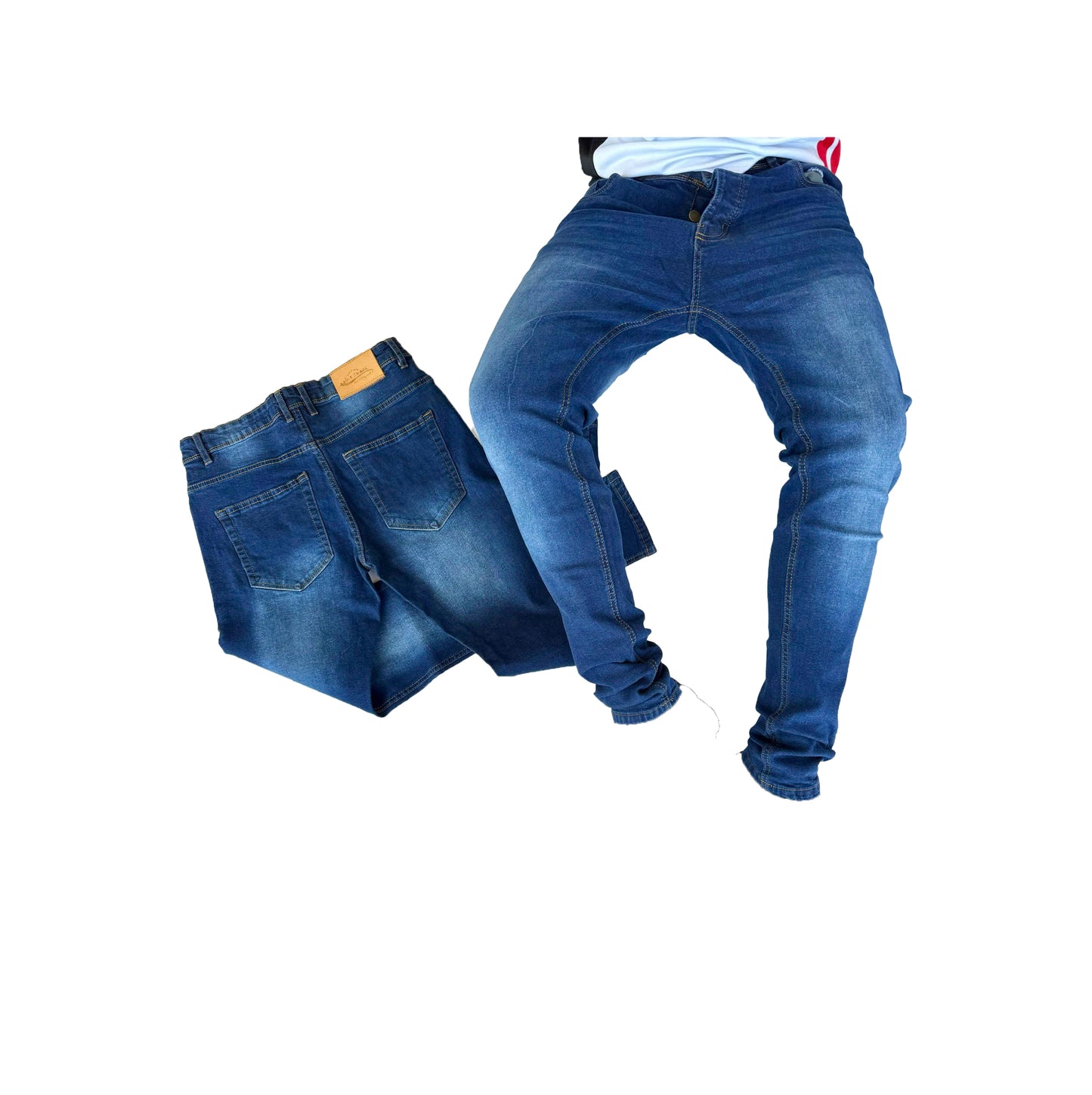 Men's Jean With Damage Designs.