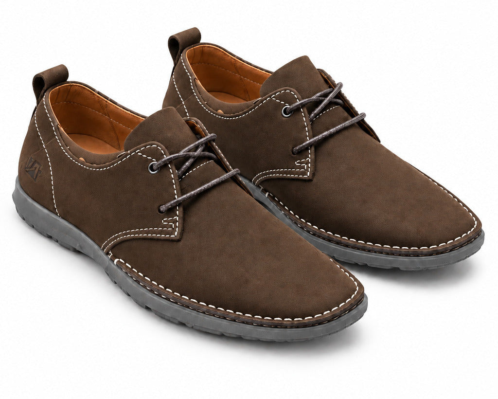 Premium Quality Leather Boot - Coffee Brown