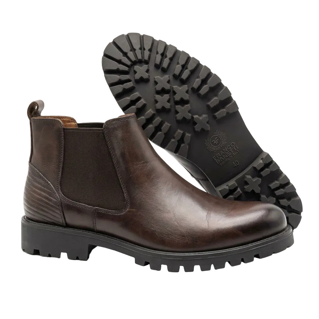 Superior Quality Leather Boot-Coffee Brown