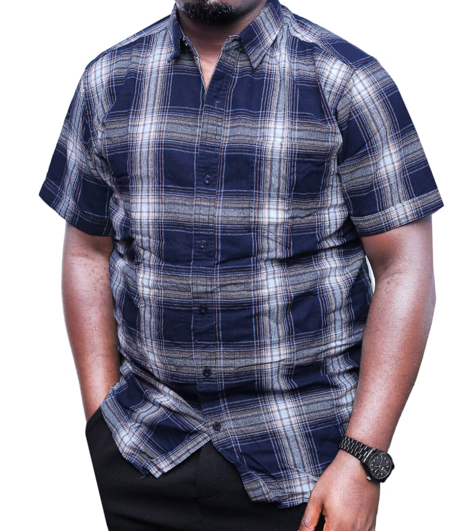 Quality Checkered Short Sleeved Shirt-Multicolour