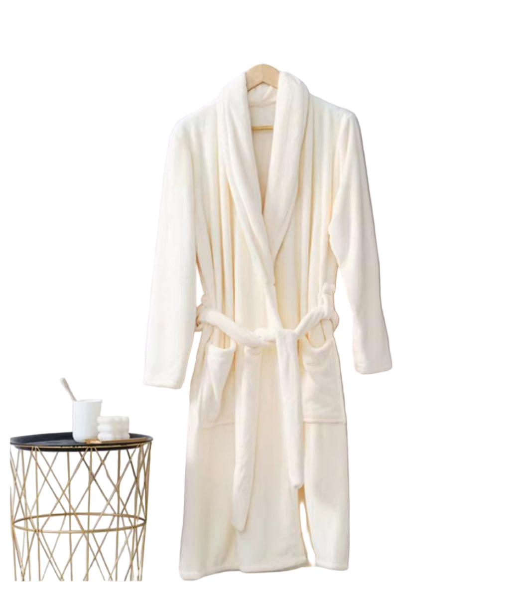Fresh Feeling Bathrobe-Cream.