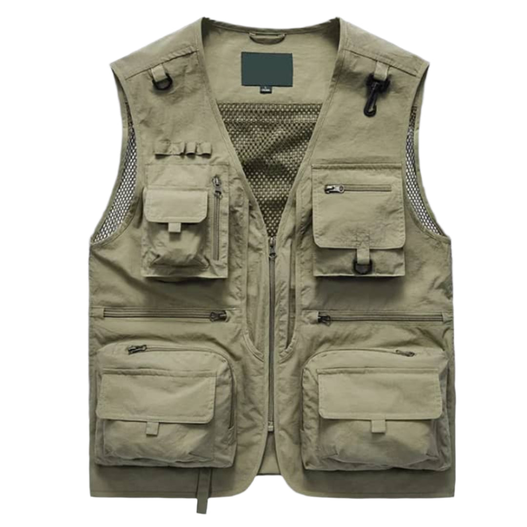 Armless Tactical jacket-Army Green