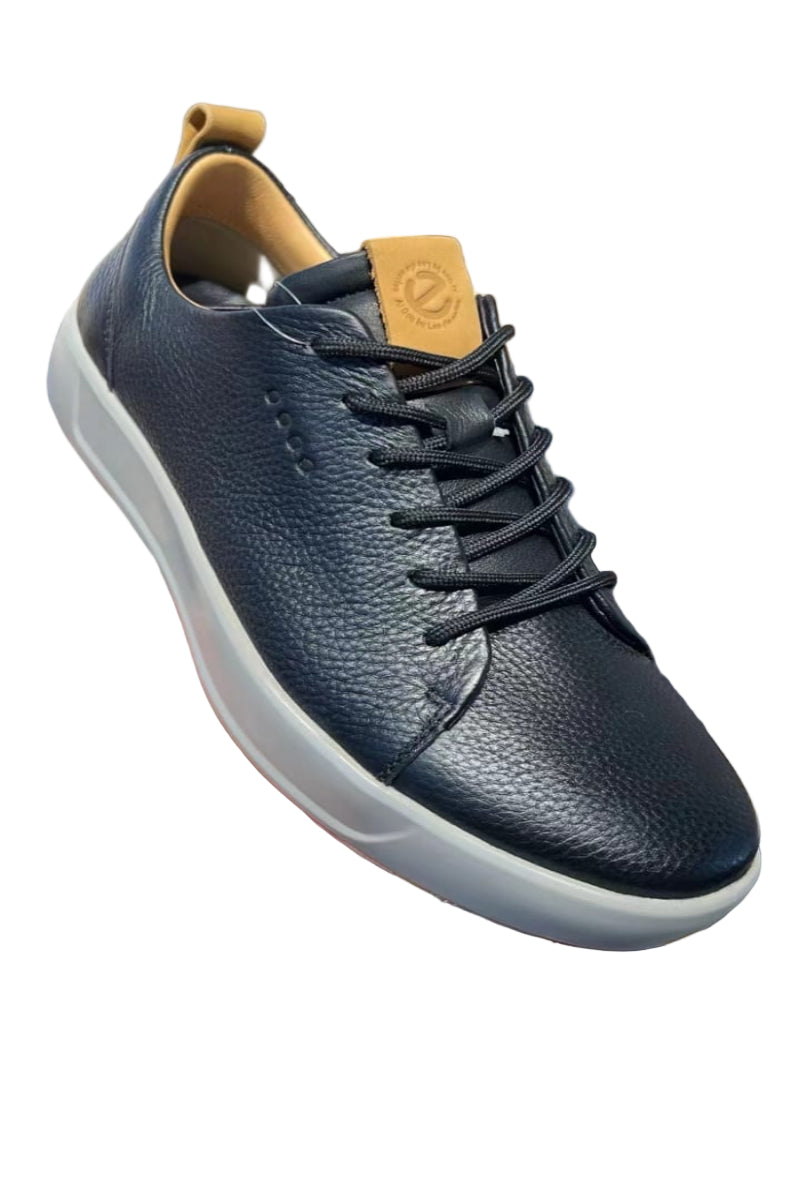 Quality Leather Sneakers Black